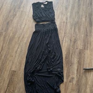 Free People Cotton skirt set